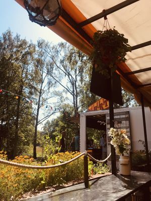 A cute burrito shop in Muhu. Had the best vegan burrito with sweet potatoes. The service was quick and friendly, even though it was very hot outside.  at Muhurito in Muhu