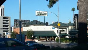 view from the freeway exit at Whole Foods Market - N Sepulveda in Sherman Oaks