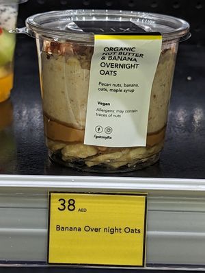 Only vegan option at DXB - FIX - T3 - B3 in Dubai