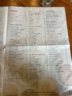 Menu June  at Bali Buda in Ungasan