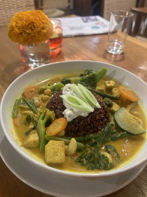 Tofu & cashew curry - delicious  at Bali Buda in Ungasan