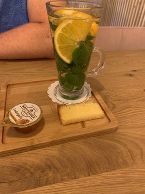 Citrus mint tea at Mocca in Venlo