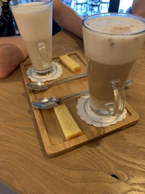 Chai latte with oat milk at Mocca in Venlo