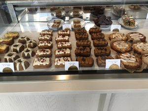 Cake selection  at Petit by Sam in Amsterdam