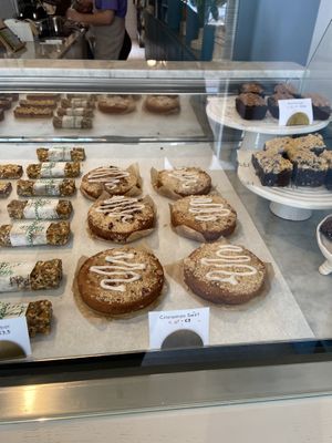 Cinnamon swirl and Brookie (on the right) at Petit by Sam in Amsterdam