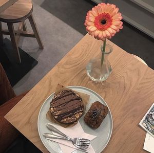 Chocolate coconut mousse at Petit by Sam in Amsterdam