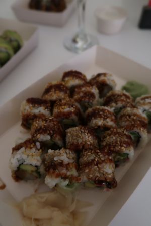 vegan sushi at Letz Sushi - Vesterbro in Copenhagen