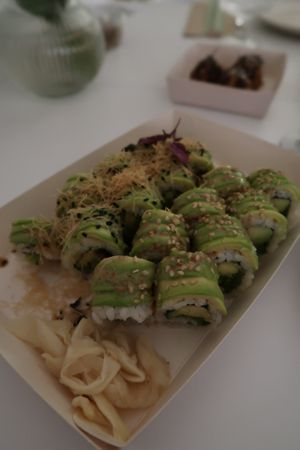 vegan sushi at Letz Sushi - Vesterbro in Copenhagen