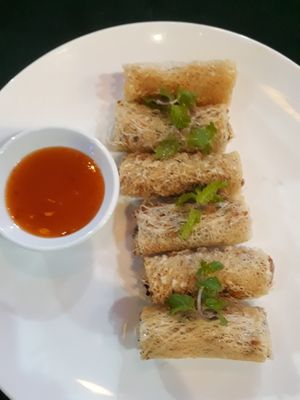 Vegetable spring rolls  at Ram Spring Roll in Hoi An