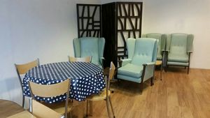 Inside at Aubergine in Cardiff