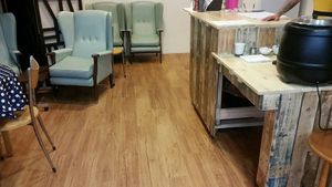 Inside at Aubergine in Cardiff