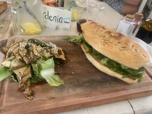 Focaccia without cheese +avo🥑😍 at Painapol in Holbox