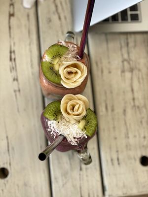 Perfect vegan smoothies   at Painapol in Holbox