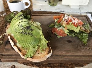 Vegan breakfast at Painapol in Holbox