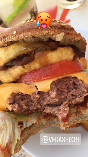 Beyond meat classic burger at VegaSpix in La Ciotat