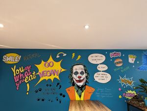 Wall decoration at VegaSpix in La Ciotat