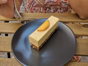 Raw cake at VegaSpix in La Ciotat