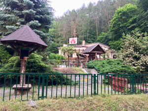 view to Pilgrims garden at Pilgrim in Brno