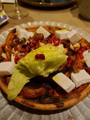 Vegan herfsttaartje at Strandpaviljoen De Strandzot in Zoutelande