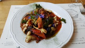 Beetroot steak without the pesto (vegan version) at Ku-Kuu in Kuressaare