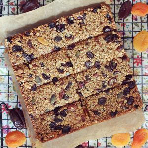 Boxes of flapjack available to order online. at Cocoa & Courgettes in Totnes