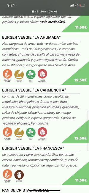 These are their top burgers- Carmencita excellent  at Duke's in Miliano