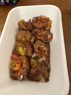 Croquettes (very tasty)  at Duke's in Miliano