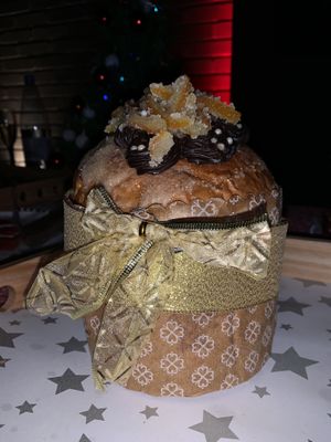 Panettone 2020 vegano at Vaniglia in Rosario