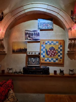 Interior 1 at Harab'be Cafe in Istanbul