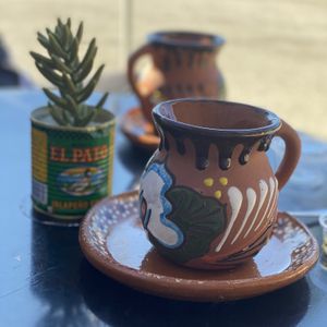 Coffee with agave  at Leonor's Mexican Vegetarian Restaurant in Studio City