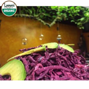 Beet salad *vegannaise  at Leonor's Mexican Vegetarian Restaurant in Studio City