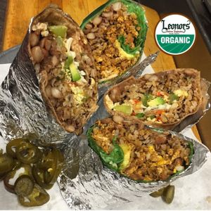 Breakfast every day from 9am 12 pm at Leonor's Mexican Vegetarian Restaurant in Studio City