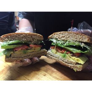 Fokery Sandwich  at Leonor's Mexican Vegetarian Restaurant in Studio City