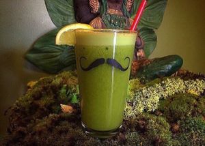 Mr Green at Leonor's Mexican Vegetarian Restaurant in Studio City