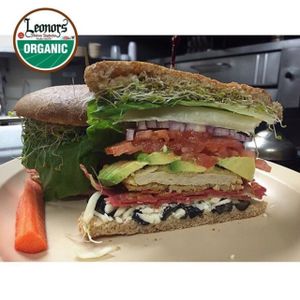 Joys +"bacon" at Leonor's Mexican Vegetarian Restaurant in Studio City