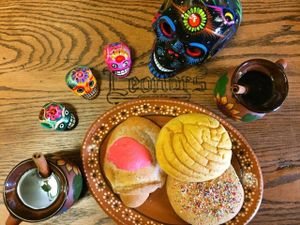 hot Flax seed tea at Leonor's Mexican Vegetarian Restaurant in Studio City