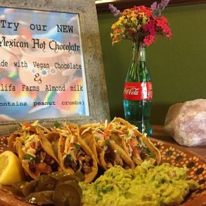 Taco tuesday "Tacos De Papa" at Leonor's Mexican Vegetarian Restaurant in Studio City
