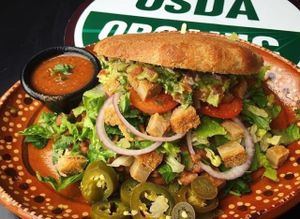 Gordita at Leonor's Mexican Vegetarian Restaurant in Studio City