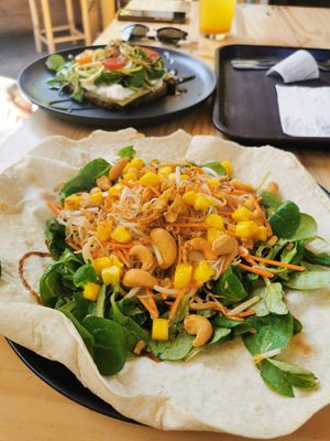 Wrap at AmaZone Cafe in Moliets