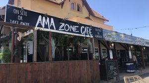 Outside of the Café   at AmaZone Cafe in Moliets