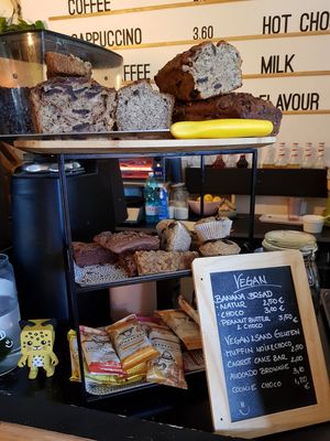 All vegan sweets at AmaZone Cafe in Moliets