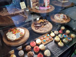 Some vegan options at AmaZone Cafe in Moliets