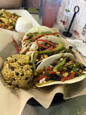 Vegan Tacos  at Island Wing Company in Gulf Shores