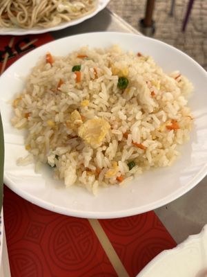 Arroz Chao Chao which is marked with a vegan symbol has egg 👎  at Dragon  in Lagos