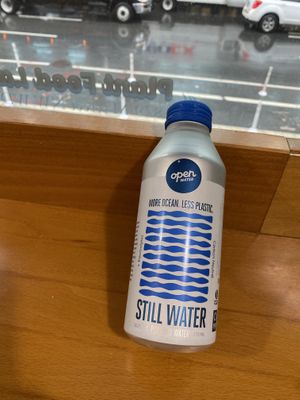 Plastic- less bottle  at Bubbie's - Plant Burgers at Plant Food Lab in Washington