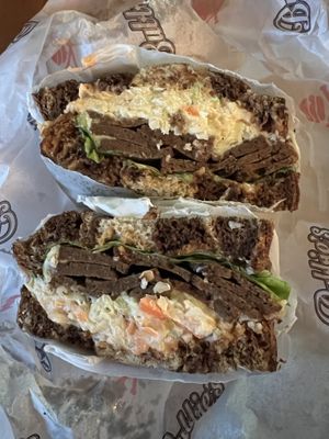 The Reuben Sandwich  at Bubbie's - Plant Burgers at Plant Food Lab in Washington