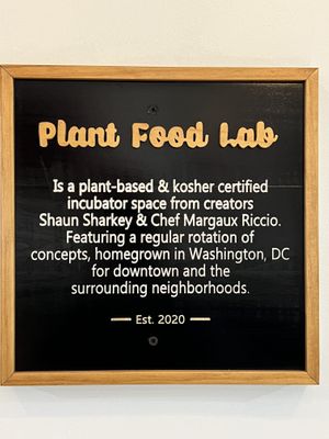 Food Lab  at Bubbie's - Plant Burgers at Plant Food Lab in Washington