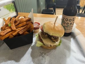   at Bubbie's - Plant Burgers at Plant Food Lab in Washington