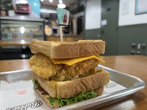   at Bubbie's - Plant Burgers at Plant Food Lab in Washington