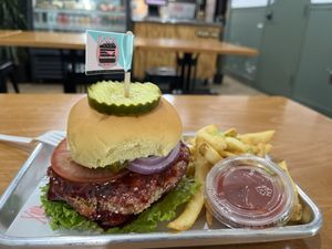   at Bubbie's - Plant Burgers at Plant Food Lab in Washington